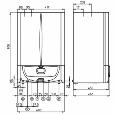 Immergas Victrix Zeus Superior 30 28.2кВт конденсационный газовый котел 1 Immergas Victrix Zeus Superior 30 28.2кВт конденсационный газовый котел 1