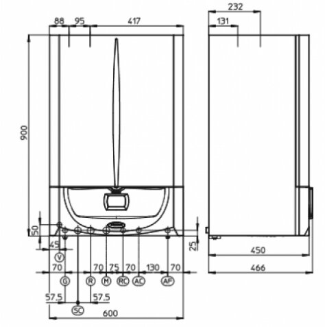 Immergas Victrix Zeus Superior 30 28.2кВт конденсационный газовый котел 1