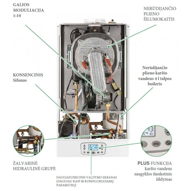 Italtherm Time Micro 35K kondensācijas katls 1 Italtherm Time Micro 35K kondensācijas katls 1