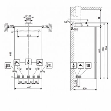 JUNKERS CerapurCompact ZSB14-3CE (14,9кВт) конденсационный газовый котел 1 JUNKERS CerapurCompact ZSB14-3CE (14,9кВт) конденсационный газовый котел 1