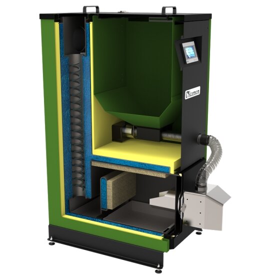 KAMEN PELLET PERFEKT BIO 20kW granulu katls 1 KAMEN PELLET PERFEKT BIO 20kW granulu katls 1