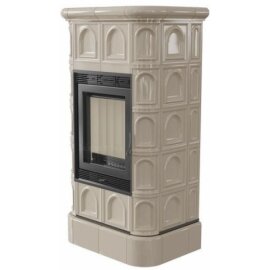 Krāsns Kratki BLANKA8, ar ziloņkaula krāsas podiņiem, 8kW 3 Krāsns Kratki BLANKA8, ar ziloņkaula krāsas podiņiem, 8kW 3