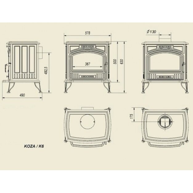 Krāsns Kratki K6 3 Krāsns Kratki K6 3