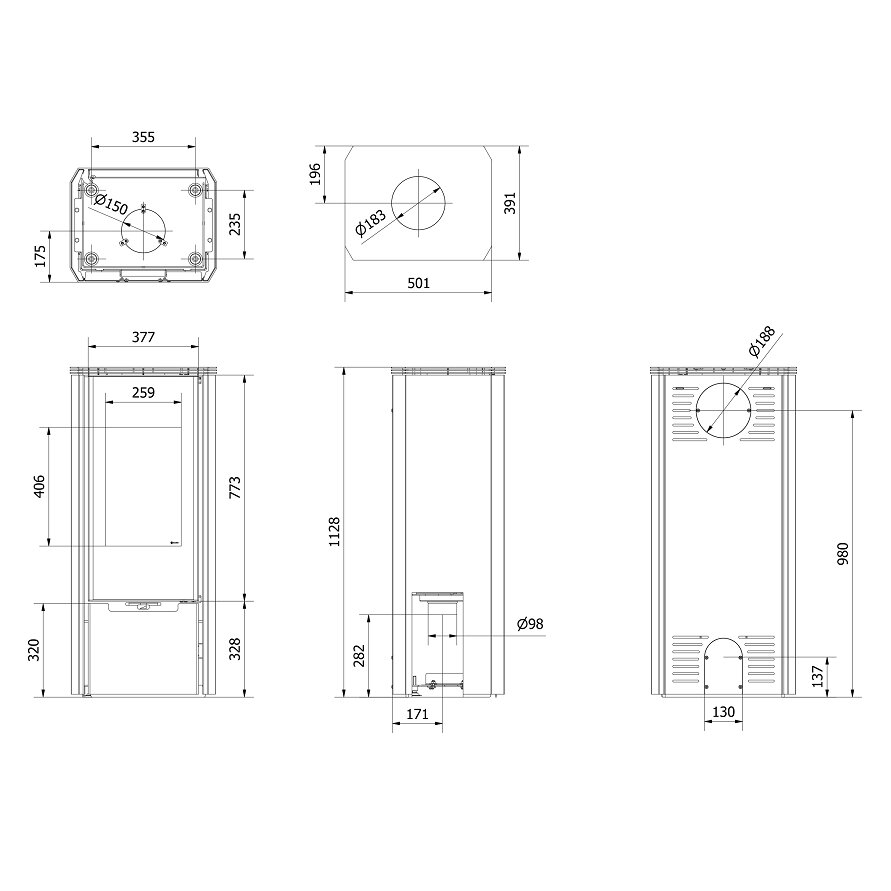 Krāsns Kratki Enyo, 8kW 1 Krāsns Kratki Enyo, 8kW 1