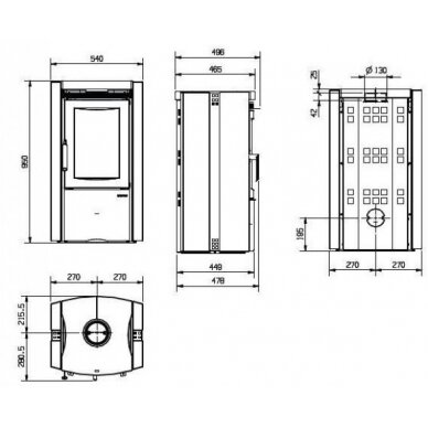 Nordica Ester, ar akmens apdari, 7,5kW 3 Nordica Ester, ar akmens apdari, 7,5kW 3