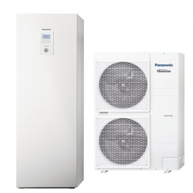 Panasonic "viss vienā" 12kW gaiss-ūdens siltumsūknis