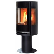 Tērauda krāsns ADURO 9-3 LUX, ar stikliem sānos, uz statīva, 6kW Tērauda krāsns ADURO 9-3 LUX, ar stikliem sānos, uz statīva, 6kW