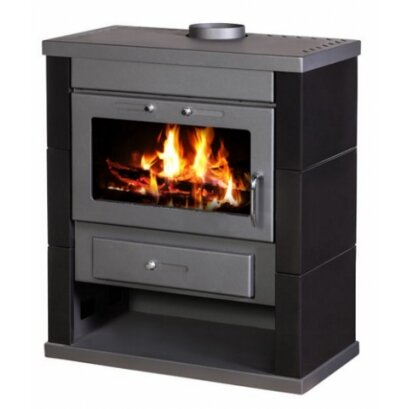 Tērauda krāsns Modena Lux, ar krāsota tērauda apdari, 13kW