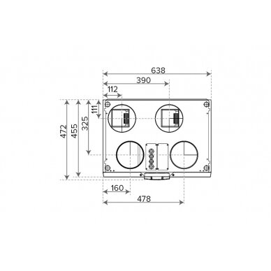 Vallox 110 MV rekuperators, 406 m3/h 2 Vallox 110 MV rekuperators, 406 m3/h 2