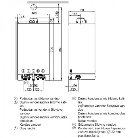 VIESSMANN Vitodens 100-W (19,0кВт) конденсационный газовый котел с возможностью подключения водонагревателя 1 VIESSMANN Vitodens 100-W (19,0кВт) конденсационный газовый котел с возможностью подключения водонагревателя 1