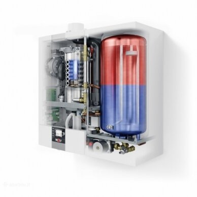 Wolf CGW 24/140 (24kW) karināms kondensācijas apkures katls ar karstā ūdens sildītāju 1