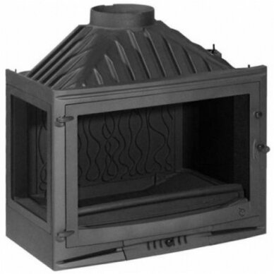 Каминная кассета INVICTA 700 Selenic, со стеклом слева, 10кВт Каминная кассета INVICTA 700 Selenic, со стеклом слева, 10кВт