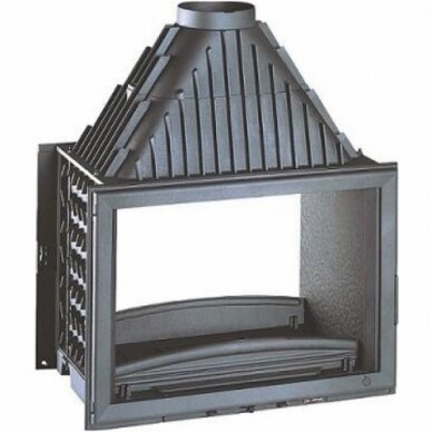 Kamīna kurtuve INVICTA 800 ar divām fasādēm, 15kW Kamīna kurtuve INVICTA 800 ar divām fasādēm, 15kW