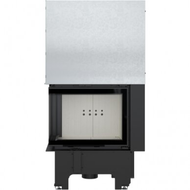 Kamīns Kratki VNL 610/430 9kW ar stūra stiklu 2